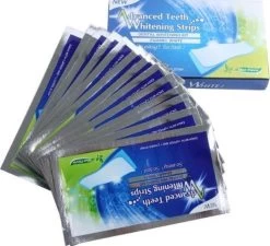Merkloos Advanced Whitening Strips - Professionele Tandenblekers - Tandenbleekstrips - Witte Tanden - Tanden Verzorging - Direct Resultaat - Teeth Whitening Strips - 28 Strips