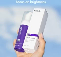 Hismile V34 Schuim Kleurcorrector - Tandvlekken Verwijderen - Paarse Tandpasta -V34 17 Hismile V34 Schuim Kleurcorrector - Tandvlekken Verwijderen - Paarse Tandpasta -V34 -Mondverzorging 1200x1108 1