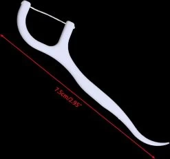 Merkloos Tanden Flosser - 50 Stuks – Tandenstoker Flosser - Wit 11 Merkloos Tanden Flosser - 50 Stuks – Tandenstoker Flosser - Wit -Mondverzorging 1200x1122 3