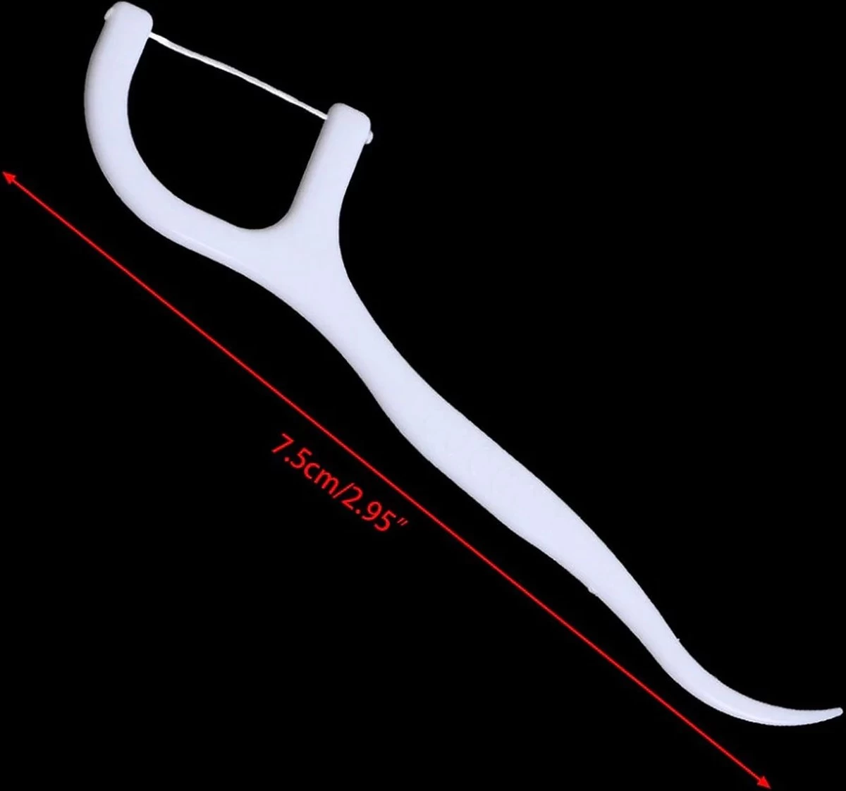 Merkloos Tanden Flosser - 50 Stuks – Tandenstoker Flosser - Wit 7 Merkloos Tanden Flosser - 50 Stuks – Tandenstoker Flosser - Wit - Afbeelding 5