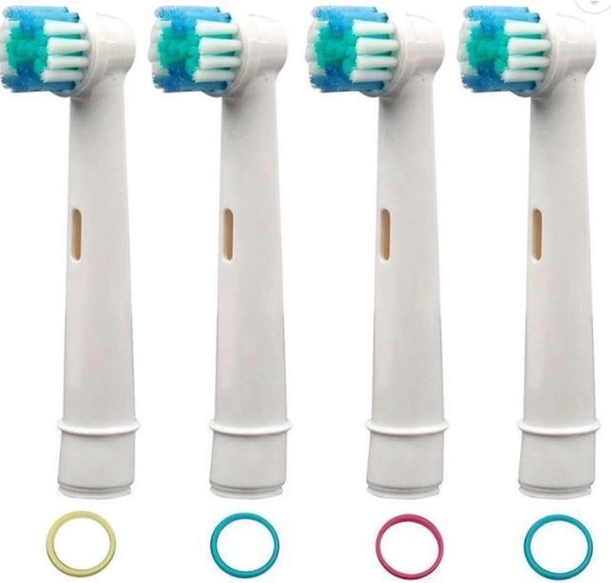 Merkloos 4 Universele Opzetborstels Geschikt Voor Oral B - Medium/Soft 4 Merkloos 4 Universele Opzetborstels Geschikt Voor Oral B - Medium/Soft - Afbeelding 2