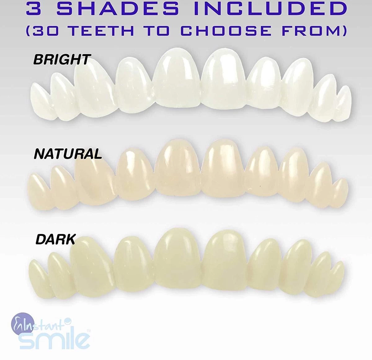 Tand Afgebroken Reparatie Kit InstantSmile Gebit (goedkope Kunstgebit) - Multi Shade 4 Tand Afgebroken Reparatie Kit InstantSmile Gebit (goedkope Kunstgebit) - Multi Shade - Afbeelding 2