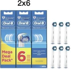 Oral B Precision Clean 12 Stuk. 2x6