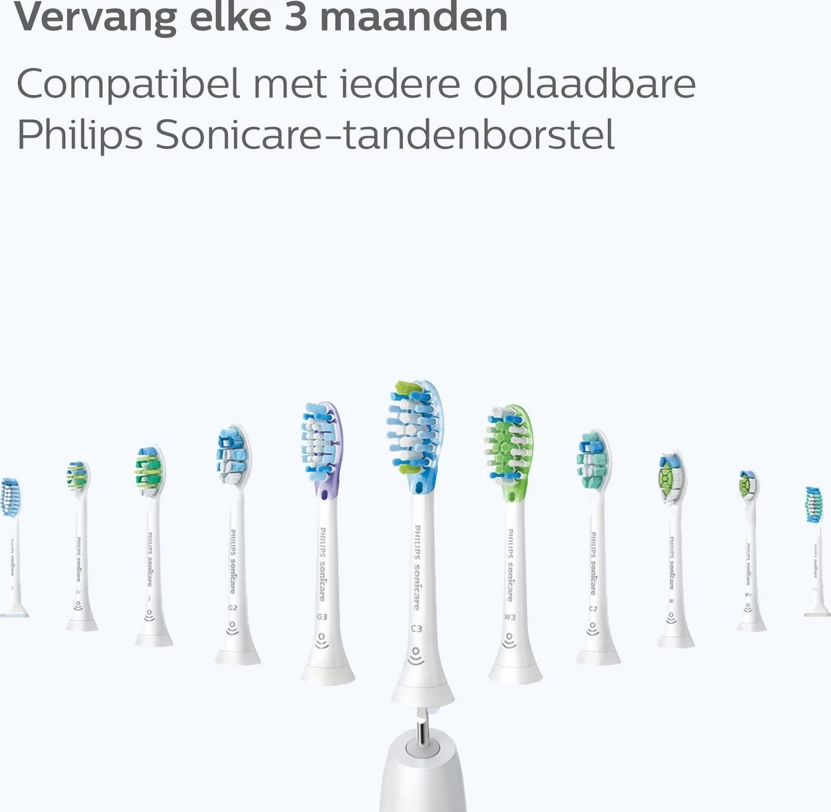 Philips Sonicare G3 Premium Gum Care HX9054/33 - Opzetborstel - 4 Stuks 6 Philips Sonicare G3 Premium Gum Care HX9054/33 - Opzetborstel - 4 Stuks - Afbeelding 4