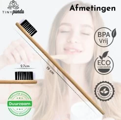 4+2 Bamboe Tandenborstels - Zero Waste - Vegan - Bamboo Toothbrushes -Mondverzorging 1200x1179