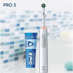 Oral B Oral-B Pro 3 3800 - Wit - Elektrische Tandenborstel Met Gratis Tandpasta -Mondverzorging 1200x1192