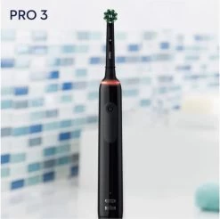 Oral B Oral-B Pro 3 3000 - Zwart - Elektrische Tandenborstel - Ontworpen Door Braun - Black Edition -Mondverzorging 1200x1194