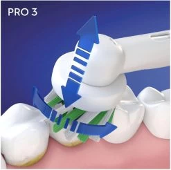 Oral B Oral-B Pro 3 3800 - Wit - Elektrische Tandenborstel Met Gratis Tandpasta -Mondverzorging 1200x1197 3