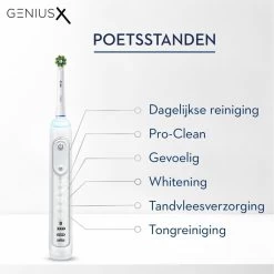 Oral B Oral-B Genius X - Wit - Elektrische Tandenborstel - Ontworpen Door Braun - 1 Handvat En 1 Opzetborstel 24 Oral B Oral-B Genius X - Wit - Elektrische Tandenborstel - Ontworpen Door Braun - 1 Handvat En 1 Opzetborstel -Mondverzorging 1200x1198