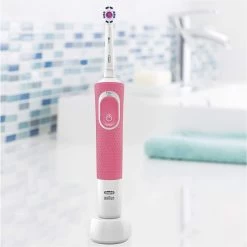Oral B Oral-B Vitality 100 Roze CrossAction - Elektrische Tandenborstel - Powered By Braun -Mondverzorging 1200x1198 93
