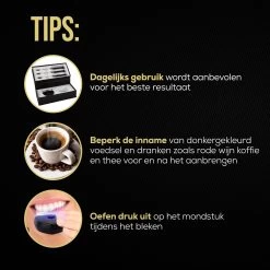 The Million Dollar Smile® Tandenbleekset Geschikt Voor Gevoelige Tanden - Zonder Peroxide (0%) - Wittere Tanden - 100% Natuurlijk - Tanden Bleken - Tandenblekers - Teeth Whitening Kit - Geen Gevoelige Tanden -Mondverzorging 1200x1199 16