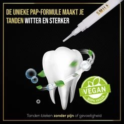 The Million Dollar Smile® Tandenbleekset Geschikt Voor Gevoelige Tanden - Zonder Peroxide (0%) - Wittere Tanden - 100% Natuurlijk - Tanden Bleken - Tandenblekers - Teeth Whitening Kit - Geen Gevoelige Tanden -Mondverzorging 1200x1199 17