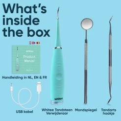 Whitee Elektrische Tandsteen Verwijderaar - Tanden Polijsten - Tandarts Tandsteenverwijderaars - Elektrisch Tandplak Verwijderen -Mondverzorging 1200x1200 1022