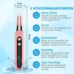 DEN-T® PRO U500 - Elektrische Sonische Tandsteen Verwijderaar - Roze -Mondverzorging 1200x1200 1036