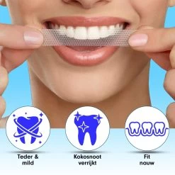 Diamond White - Teeth Whitening Strips - 28x Strips - Zonder Peroxide (0%) - Tandenbleekset - Tandenbleek Strips – Mint -Mondverzorging 1200x1200 1100
