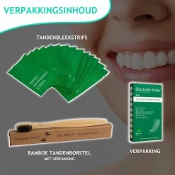 Dutchable Whitening Strips - Teeth Whitening Strips - Tandenbleek Strips - Met GRATIS Bamboe Tandenborstel - 100% Biologisch - Vegan - PAP+ -Mondverzorging 1200x1200 1128