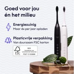 BOOMBRUSH Elektrische Tandenborstel - Zwart - 90 Dagen Batterij - Duurzaam -Mondverzorging 1200x1200 113