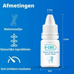 B-care Tanden Bleker – Wittere Tanden – Teeth Whitening Strips – Professioneel Resultaat - Tandsteen Verwijderaar - Zonder Peroxide - Tandenbleekset - Tanden Bleken -Mondverzorging 1200x1200 1159