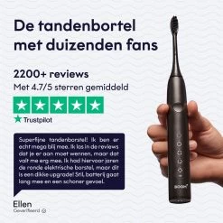 BOOMBRUSH Elektrische Tandenborstel - Zwart - 90 Dagen Batterij - Duurzaam -Mondverzorging 1200x1200 116