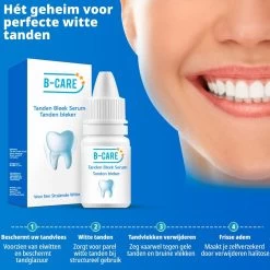 B-care Tanden Bleker – Wittere Tanden – Teeth Whitening Strips – Professioneel Resultaat - Tandsteen Verwijderaar - Zonder Peroxide - Tandenbleekset - Tanden Bleken -Mondverzorging 1200x1200 1161