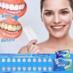 Merkloos Tanden Bleken - Witte Tanden - 5D White Teeth Whitening Strips - Teeth Whitening Strips - 28x Tandenbleek Strips - Zonder Peroxide (0%) -Mondverzorging 1200x1200 1185