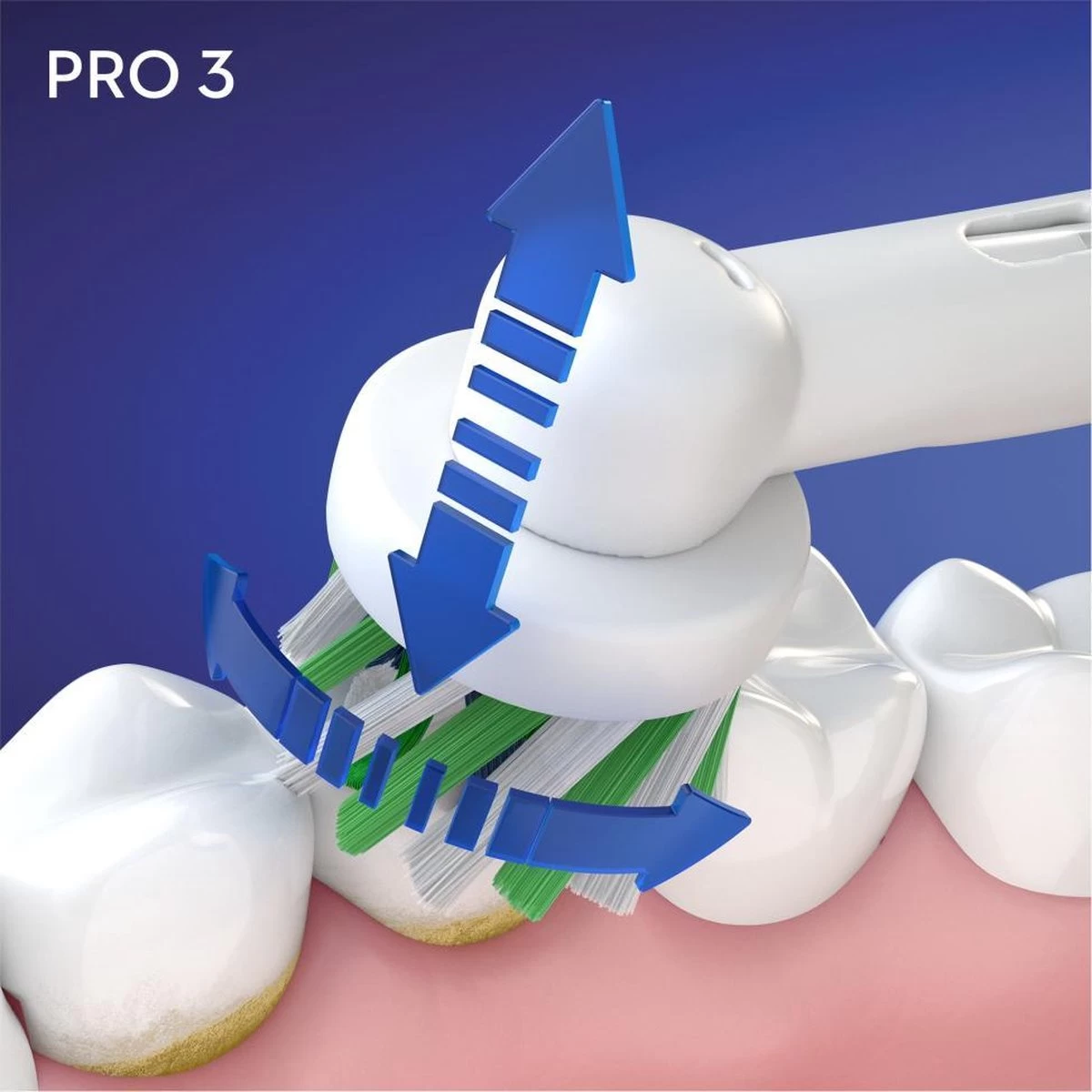 Oral B Oral-B Pro 3 - 3000 - Elektrische Tandenborstel - Ontworpen Door Braun - Blauw 9 Oral B Oral-B Pro 3 - 3000 - Elektrische Tandenborstel - Ontworpen Door Braun - Blauw - Afbeelding 7