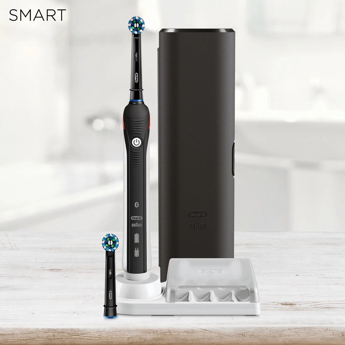 Oral B Oral-B Smart 4 4500 - Zwart - Elektrische Tandenborstel - Powered By Braun - 1 Handvat En 2 Opzetborstels 15 Oral B Oral-B Smart 4 4500 - Zwart - Elektrische Tandenborstel - Powered By Braun - 1 Handvat En 2 Opzetborstels - Afbeelding 13