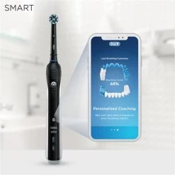 Oral B Oral-B Smart 4 4500 - Zwart - Elektrische Tandenborstel - Powered By Braun - 1 Handvat En 2 Opzetborstels 34 Oral B Oral-B Smart 4 4500 - Zwart - Elektrische Tandenborstel - Powered By Braun - 1 Handvat En 2 Opzetborstels -Mondverzorging 1200x1200 168