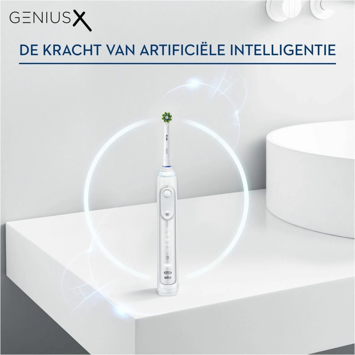 Oral B Oral-B Genius X - Wit - Elektrische Tandenborstel - Ontworpen Door Braun - 1 Handvat En 1 Opzetborstel 12 Oral B Oral-B Genius X - Wit - Elektrische Tandenborstel - Ontworpen Door Braun - 1 Handvat En 1 Opzetborstel - Afbeelding 11