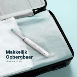 Bintoi® ISonic Pro Series D700 - Elektrische Tandenborstel - Ultra Whitening - 1 Handvat En 4 Opzetborstels - Oplaadbaar - Veilig Voor Douche - Gratis Reisetui - Wit -Mondverzorging 1200x1200 218