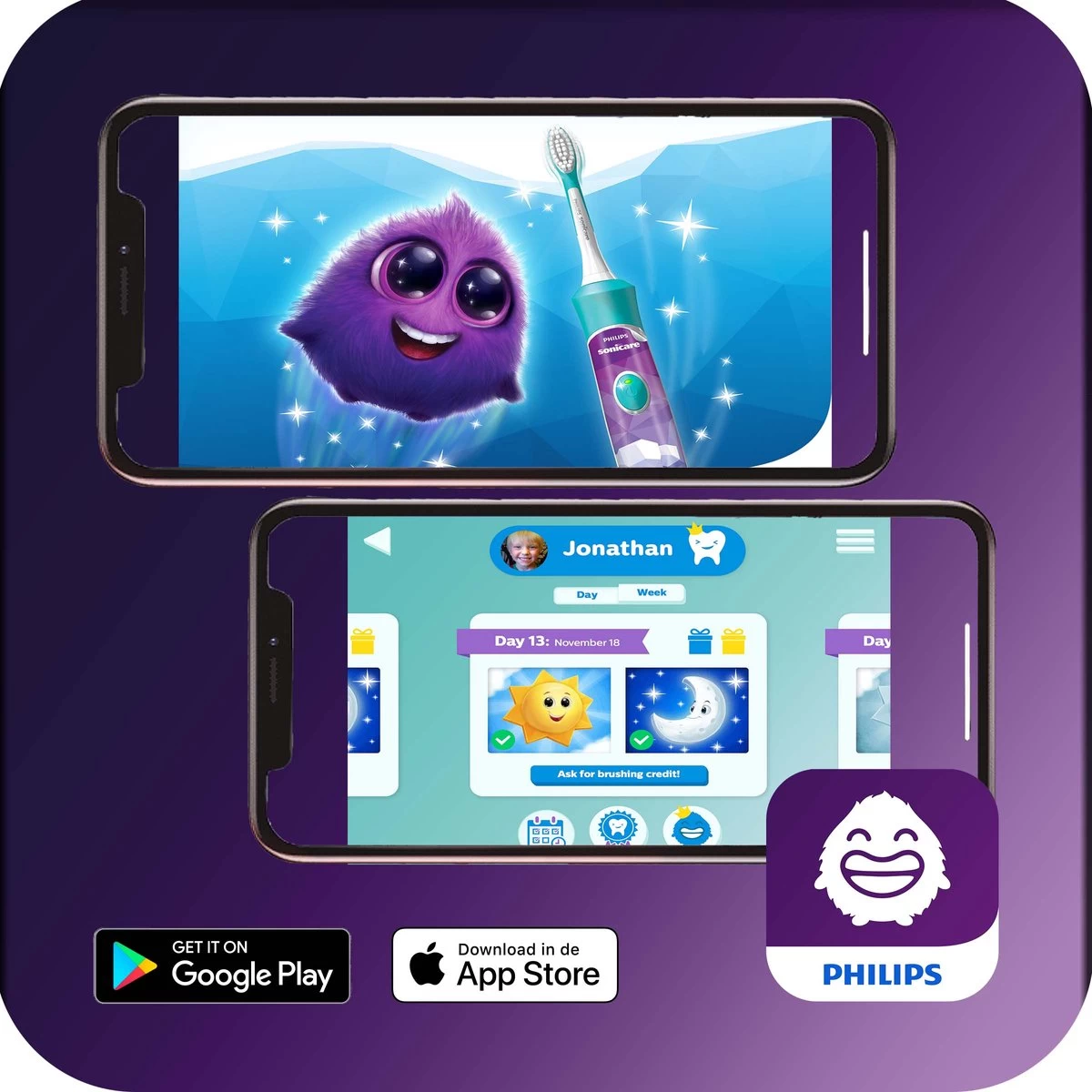 Philips Sonicare For Kids HX6352/42 - Elektrische Tandenborstel - Roze 17 Philips Sonicare For Kids HX6352/42 - Elektrische Tandenborstel - Roze - Afbeelding 15