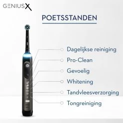 Oral B Oral-B Genius X - Special Editie - Zwart - Elektrische Tandenborstel - 1 Handvat En 1 Opzetborstel -Mondverzorging 1200x1200 241