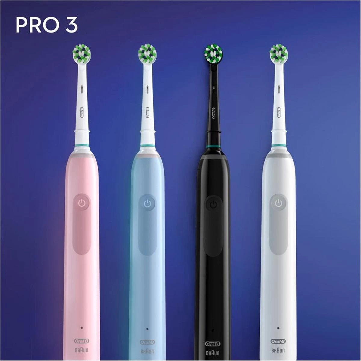 Oral B Oral-B Pro 3 3000 - Wit - Elektrische Tandenborstel - Ontworpen Door Braun - 1 Handvat En 1 Opzetborstel 6 Oral B Oral-B Pro 3 3000 - Wit - Elektrische Tandenborstel - Ontworpen Door Braun - 1 Handvat En 1 Opzetborstel - Afbeelding 4