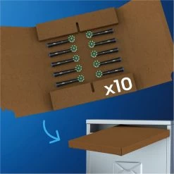 Oral B Oral-B CrossAction - Met CleanMaximiser-technologie - Opzetborstels - Zwart - 10 Stuks -Mondverzorging 1200x1200 408