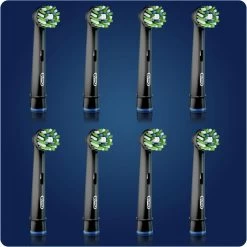 Oral B Oral-B CrossAction - Met CleanMaximiser-technologie - Opzetborstels - Zwart - 8 Stuks -Mondverzorging 1200x1200 533