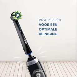 Oral B Oral-B CrossAction - Met CleanMaximiser-technologie - Opzetborstels - Zwart - 2 Stuks -Mondverzorging 1200x1200 627