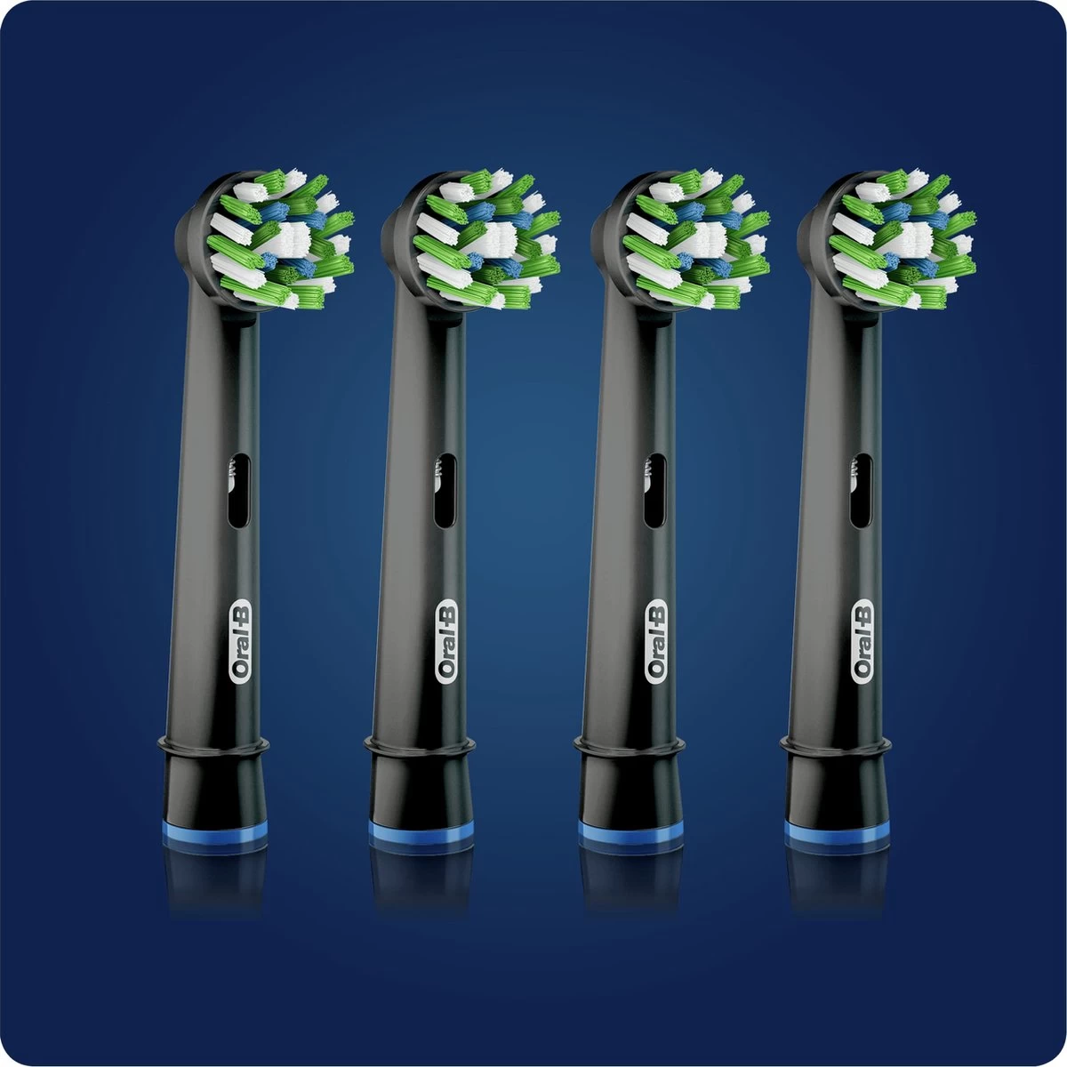Oral B Oral-B CrossAction - Met CleanMaximiser-technologie - Opzetborstels - Zwart - 4stuks 8 Oral B Oral-B CrossAction - Met CleanMaximiser-technologie - Opzetborstels - Zwart - 4stuks - Afbeelding 6