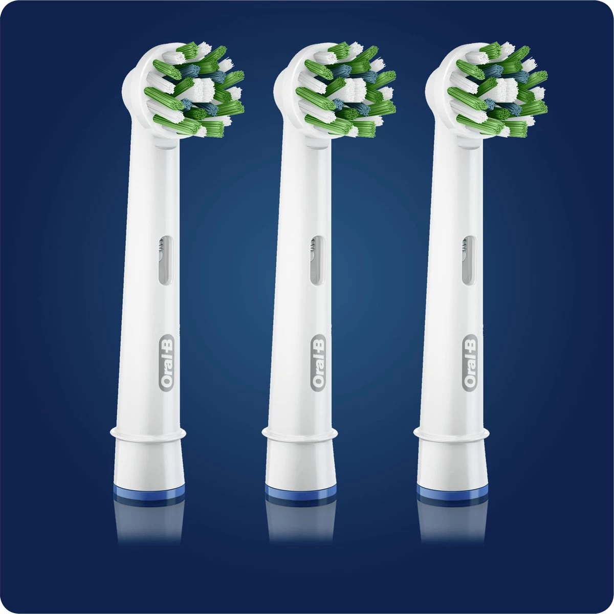 Oral B Oral-B CrossAction - Met CleanMaximiser-technologie - Opzetborstels - 3 Stuks 4 Oral B Oral-B CrossAction - Met CleanMaximiser-technologie - Opzetborstels - 3 Stuks - Afbeelding 2