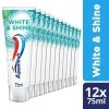 Aquafresh White & Shine - Tandpasta - Voordeelverpakking - 12x75 Ml
