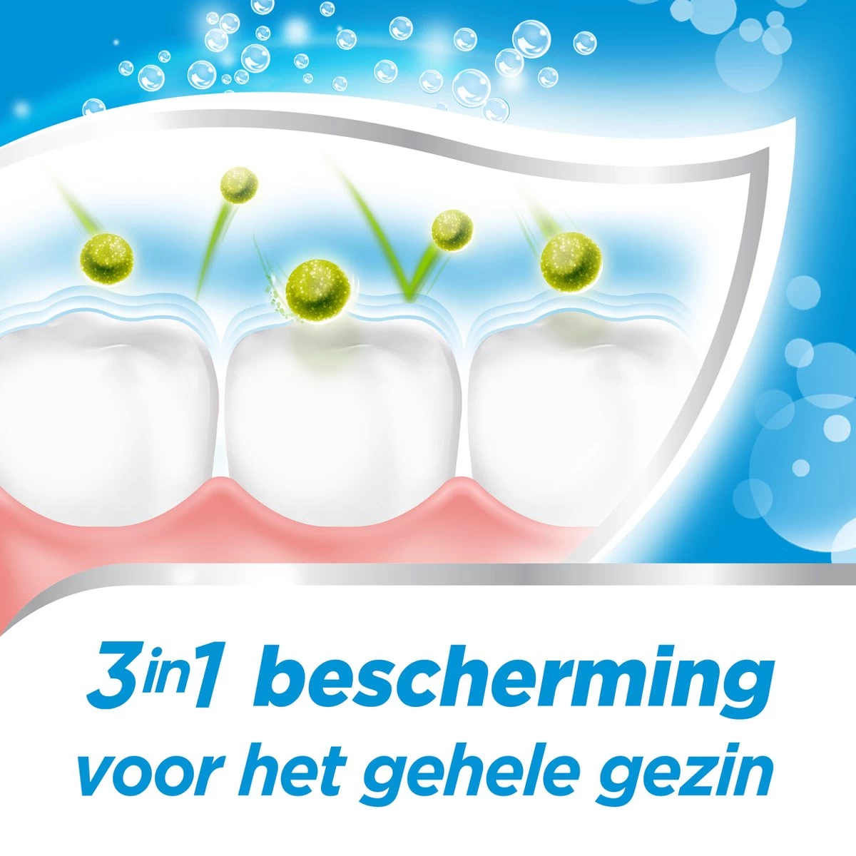 Aquafresh Freshmint - Tandpasta - Voor Een Frisse Adem - Voordeelverpakking - Recyclebare Plastic Tube En Dop -5 X 75ml 9 Aquafresh Freshmint - Tandpasta - Voor Een Frisse Adem - Voordeelverpakking - Recyclebare Plastic Tube En Dop -5 X 75ml - Afbeelding 7