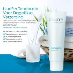Blue®m Fluoride Vrije Tandpasta 75 Ml - Bluem Tandpasta - Tandpasta Zonder Fluoride -Mondverzorging 1200x1200 823