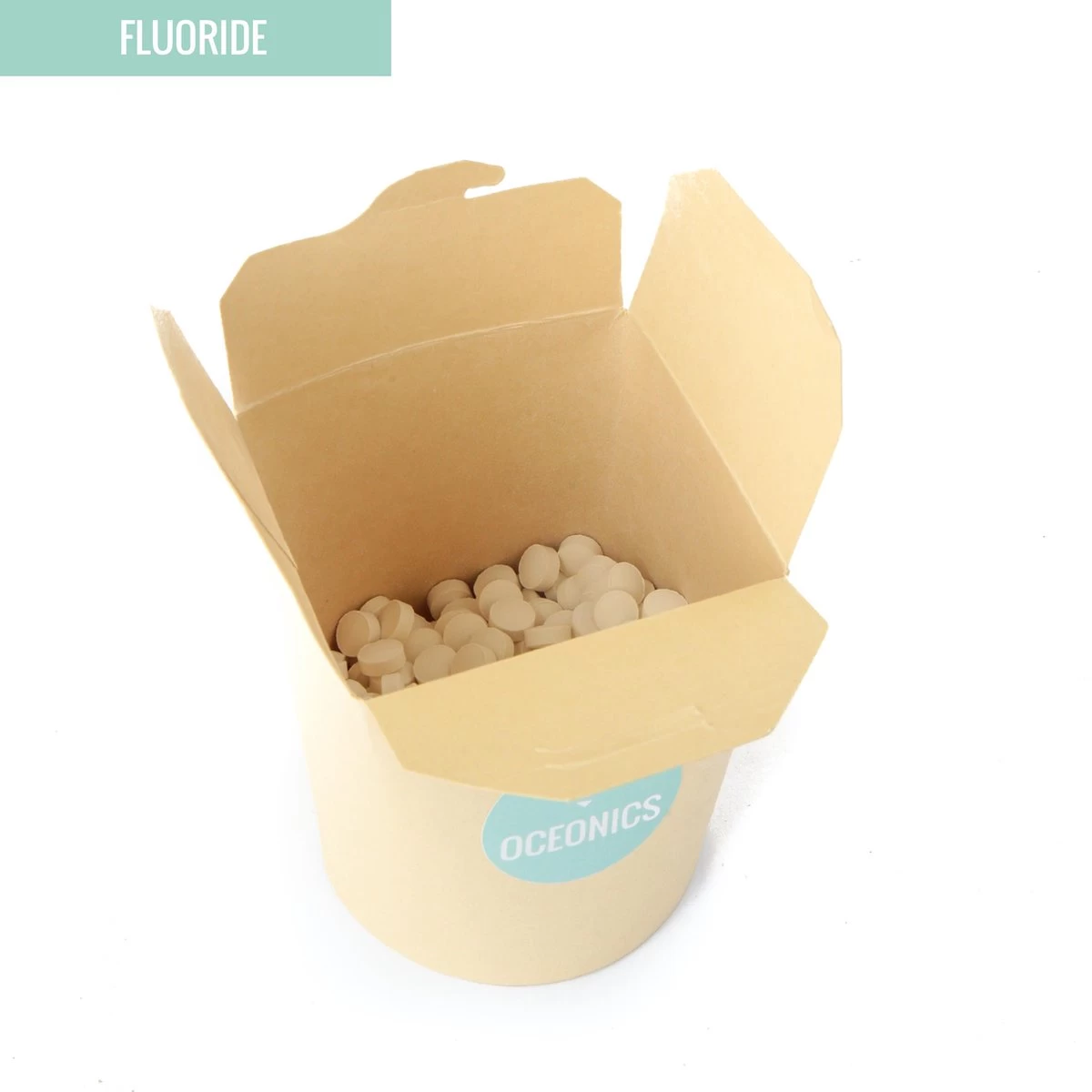 Tandpasta Tabletten Denttabs Met Fluoride +/-300 Stuks, Natuurlijk, Vegan, Duurzaam, Zero Waste, Plasticvrij 4 Tandpasta Tabletten Denttabs Met Fluoride +/-300 Stuks, Natuurlijk, Vegan, Duurzaam, Zero Waste, Plasticvrij - Afbeelding 2