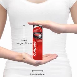 Colgate® Colgate Max White Charcoal Whitening Tandpasta - 4 X 75 Ml - Voordeelverpakking 13 Colgate® Colgate Max White Charcoal Whitening Tandpasta - 4 X 75 Ml - Voordeelverpakking -Mondverzorging 1200x1200 933