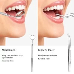 Elektrische Tandsteen Verwijderaar - Tandplak Verwijderaar - Inclusief Tandarts Set -Mondverzorging 1200x1200 990