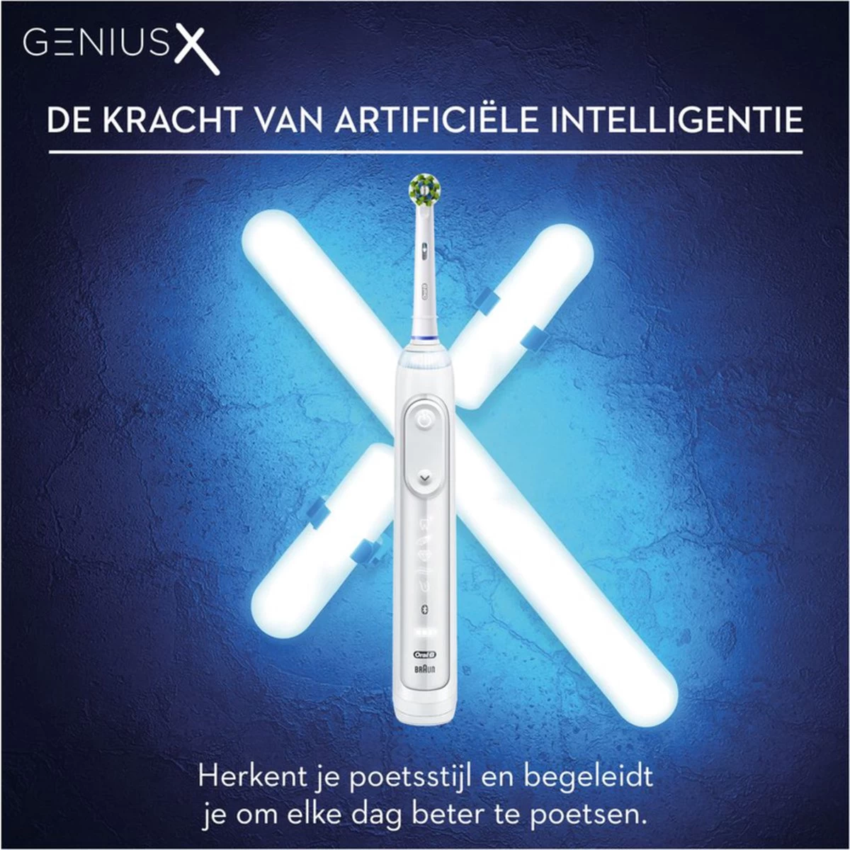 Oral B Oral-B Genius X - Wit - Elektrische Tandenborstel - Ontworpen Door Braun - 1 Handvat En 1 Opzetborstel 3 Oral B Oral-B Genius X - Wit - Elektrische Tandenborstel - Ontworpen Door Braun - 1 Handvat En 1 Opzetborstel - Afbeelding 2