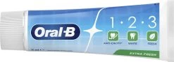 Oral B Oral-B 1.2.3 Mint Frisse - Tandpasta - 6 X75 Ml -Mondverzorging 1200x434