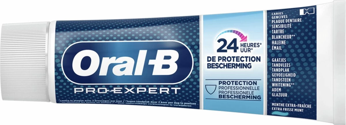 Oral B Oral-B Pro-Expert Professional Protection Tandpasta - Voordeelverpakking 12 X 75ml 4 Oral B Oral-B Pro-Expert Professional Protection Tandpasta - Voordeelverpakking 12 X 75ml - Afbeelding 2
