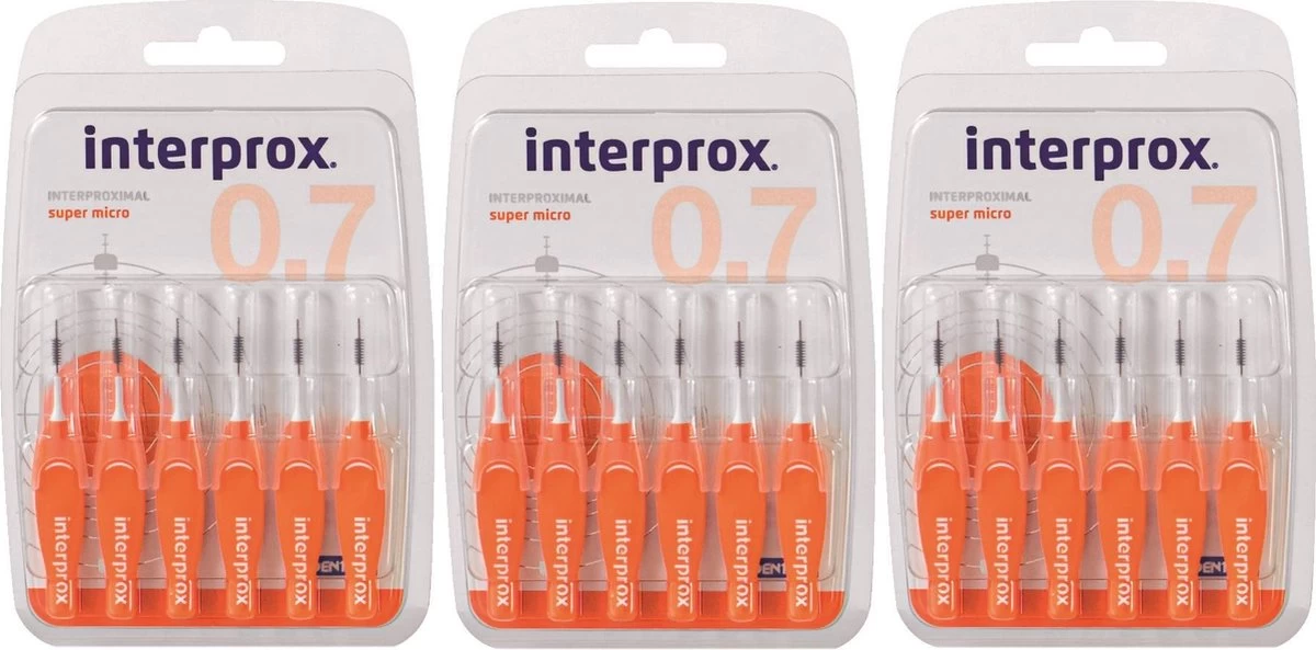 Interprox Premium Super Micro - 2 Mm - 3 X 6 Stuks 3 Interprox Premium Super Micro - 2 Mm - 3 X 6 Stuks