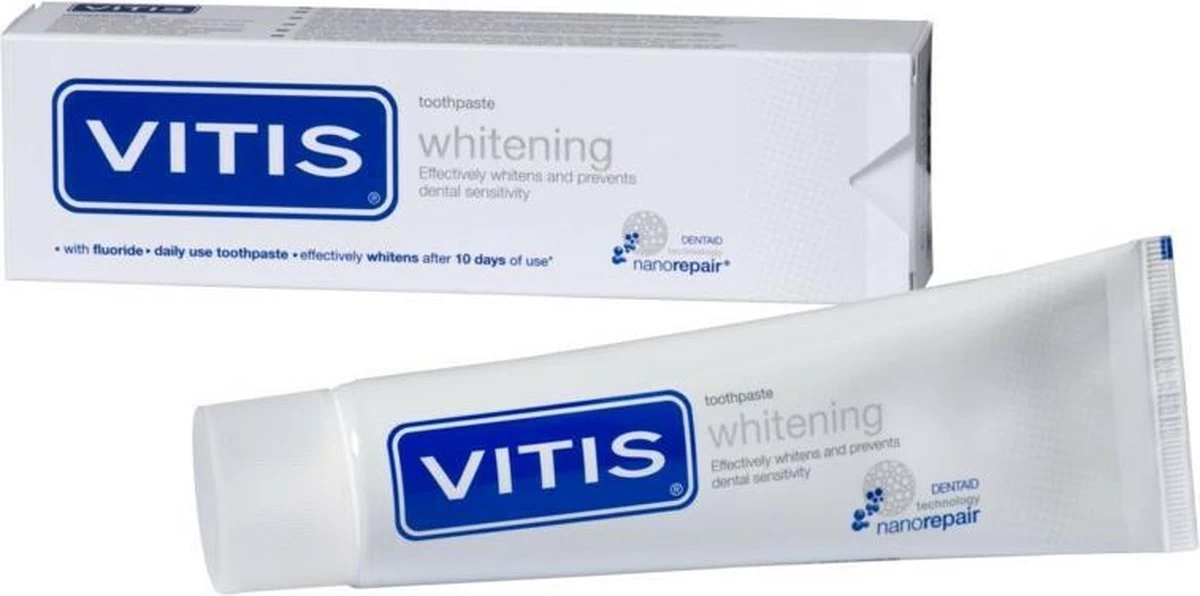 Vitis Whitening Tandpasta 75 Ml 3 Vitis Whitening Tandpasta 75 Ml