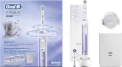 Oral B Oral-B Genius 10200W Orchid Purple Elektrische Tandenborstel Paars/Wit -Mondverzorging 1200x659